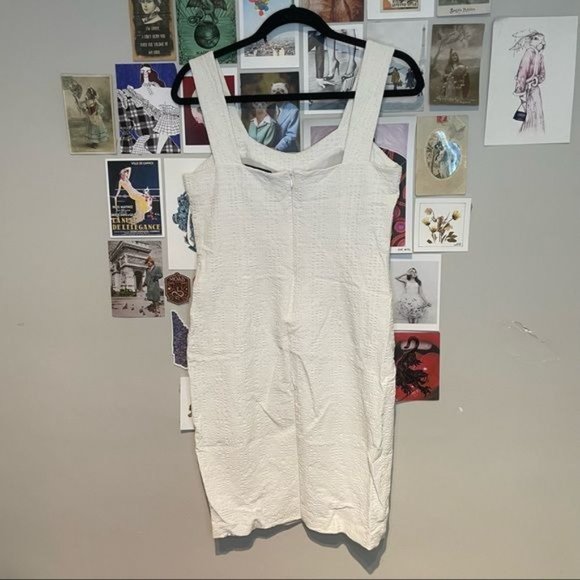 YIGAL AZROUEL CRINKLE TEXTURED PLEATED RUCHED BODY CON COCKTAIL MINI DRESS 10 - Picture 2 of 8